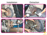 Front and Rear Wheel Bearing Extractor and Installer