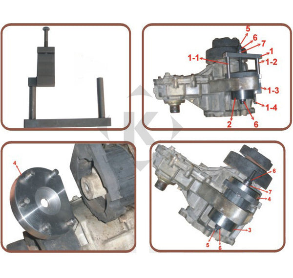 Transmission Rubber Mount Bushing Tool Rubber Sleeve Removal