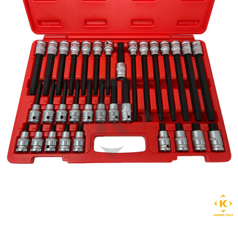 Ribe Bit Socket Set 32 PCS 1/2" DR