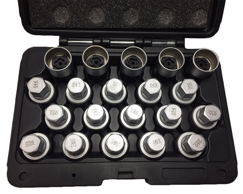 BMW Wheel Lock Screw Socket Set (20 Pieces)