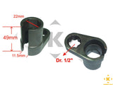 Heated Oxygen Sensor Socket (1/2" Drive, 22mm) Benz, Ford, BMW, Toyota, Nissan