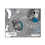 VW and Audi 1.6, 2.0 TDI Crankshaft Locking Tool (T10490, T10492)