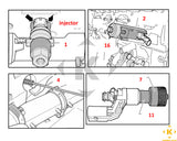 VW, Audi Injector / Combustion Chamber Seal Tool Set