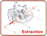 BMW Rear Axle Bushing Tool