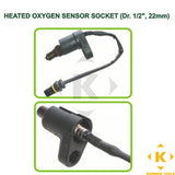 Heated Oxygen Sensor Socket (1/2" Drive, 22mm) Benz, Ford, BMW, Toyota, Nissan